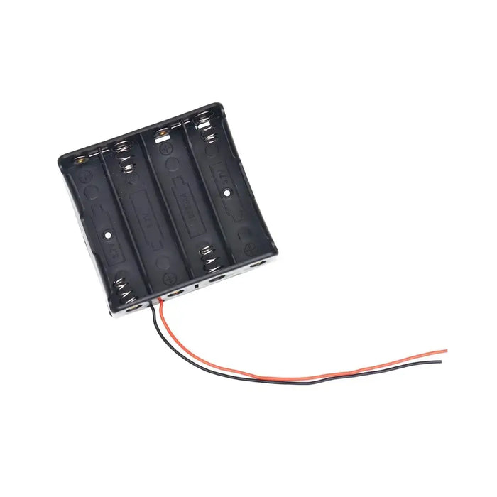 1PCS 18650 3.7V BATTERY 4 SLOTS BATTERY HOLDER BOX WITH WIRE LEADS