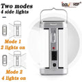 Electric & Solar 4 Tube Lantern