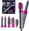 5 in 1 Hair Dryer Brush | Hot Air Styler, Straightener & Curler with Adjustable Heat
