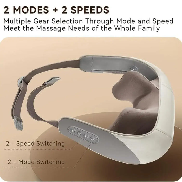 Cordless Shiatsu Massager Pillow with Heat – 5D Deep Tissue Massage for Neck, Back & Shoulder Pain Relief
