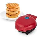 Mini Waffle Maker 350W – Stainless Steel Non-Stick Electric Machine for Single Serving Waffles