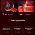 Premium Scalp Massaging Brush with Oil Applicator - Cordless Electric Massager