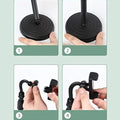 Dual Head Mobile & Tablet Stand | Height Adjustable with 360° Rotation