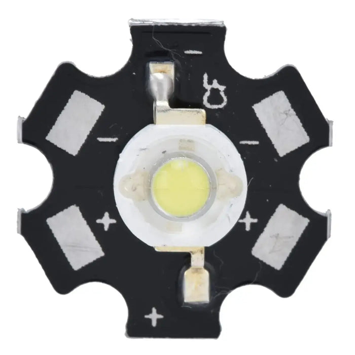 DC 3 Watt SMD LED Diode Bulb Lamp with Heatsink White (PACK OF 2)