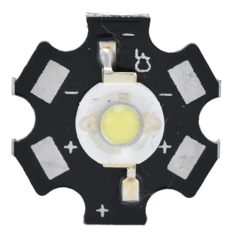 DC 3 Watt SMD LED Diode Bulb Lamp with Heatsink White (PACK OF 2)