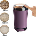 Electric Coffee Grinder | Portable 60g Bean & Spice Grinder with Stainless Steel Blades, One-Touch & Easy Clean