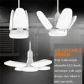B22 Portable Fan Shape LED Bulb – 30W, High Brightness, Adjustable Wings, Energy Saving (Cool White, Pack of 1)