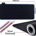 Large Extended RGB Gaming Mouse Pad