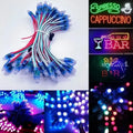 WS2811 LED Pixel Light String | 20Ft | 50 LEDs | IP68 Waterproof | DIY Decoration & Lighting Effects (Pack of 1)