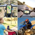 Universal Bike Phone Holder – Waterproof, Rotatable, Adjustable Handlebar Mount for Smartphones & GPS