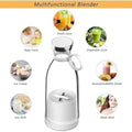 USB Electric Juicer Cup with Handle | Rechargeable Portable Blender 420ml, 6 Blades for Smoothies, Shakes & Juices