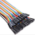 Male To Female Dupont Cable Jumper Wire - Multicolour