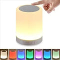 LED Touch Lamp Bluetooth Speaker | Wireless HiFi Speaker with 7-Color Mood Light, USB Rechargeable & TWS
