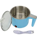 Electric Cooking Pot 1.5L – Mini Multi-Purpose Cooker & Steamer, Stainless Steel Hot Pot for Soup & Noodles