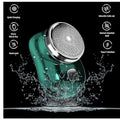 Mini Portable Electric Shaver for Men & Women – Waterproof Pocket Razor with Turbo Blade & USB Rechargeable