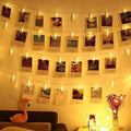 Hanging Photo Clip String Light | 12 Ft | Warm Golden LED | Easy to Use | Home & Party Decoration