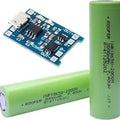 3.7 v 2000 mAh Lithium Ion Rechargeable battery with charging module (with protection)