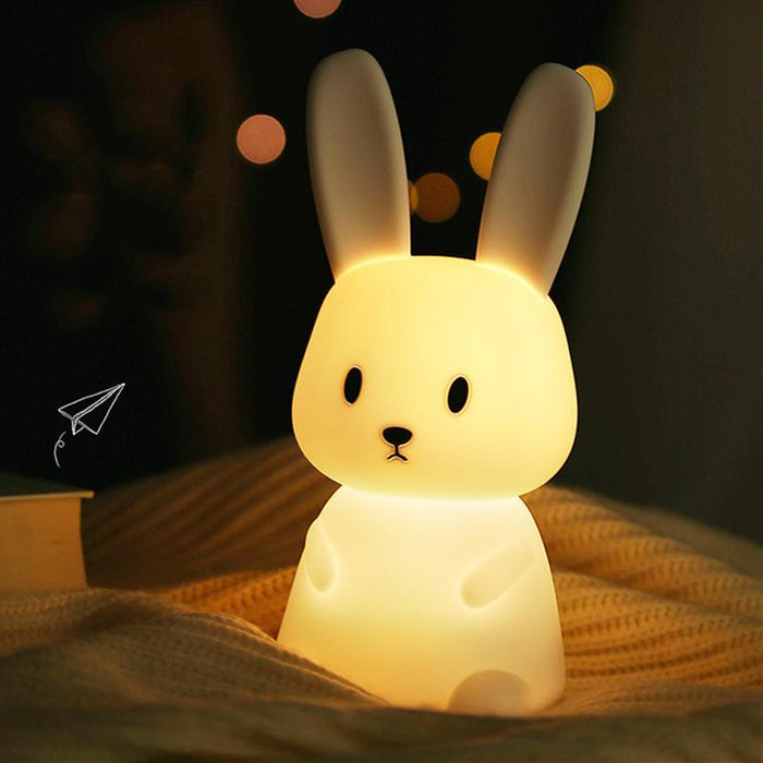 Silicone Panda Touch LED Night Light – Rechargeable Kids Bedside Lamp, Cute Gift for Girls, Boys & Panda Lovers