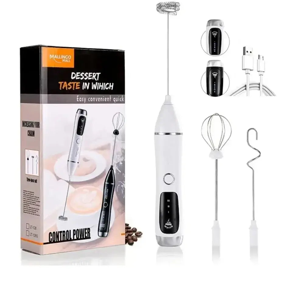 Handheld Electric Milk Frother | Portable Coffee Foam Maker for Latte, Cappuccino, Matcha & Hot Chocolate