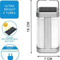 Electric & Solar 4 Tube Lantern