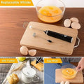 Rechargeable Handheld Milk Frother . 3 Speed Electric Foam Maker