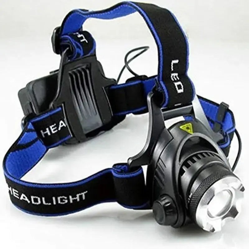 Rechargeable Waterproof LED Headlamp | Zoomable 4 Modes, Motion Sensor, USB Rechargeable Head Torch