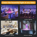 Crystal Diamond Rose Lamp