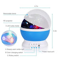 Star Master rotating projection night lamp