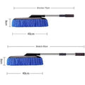 360° Car & Motorbike Duster with Soft Microfiber Brush and Extendable Handle