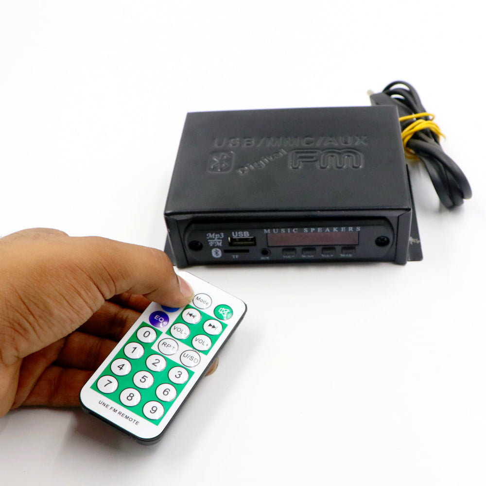 AC Enclosed Metal Body Remote Controlled Music Player