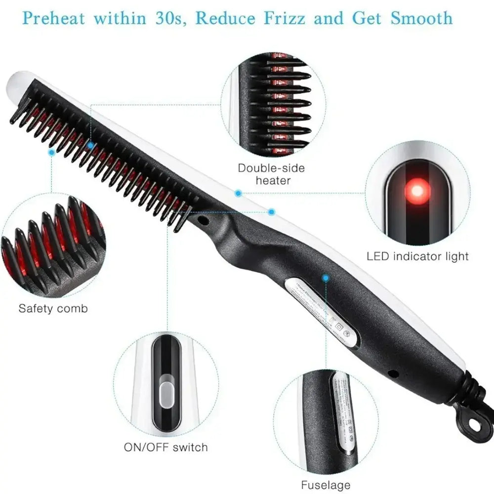 Beard & Hair Straightening Brush