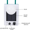 12 LED Solar Bulb
