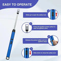 Electric Lighter for Candles Rechargeable Electric Gas Lighter Plasma Flameless