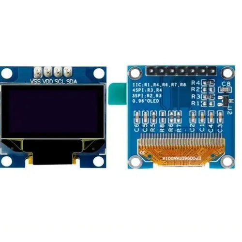 0.96″ 12C IIC OLED LCD MODULE 4PIN WHITE OLED96W