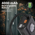 Steelbird 150PSI Cordless Tyre Inflator – Rechargeable Portable Air Compressor for Cars, Bikes & Inflatables
