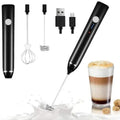 Rechargeable Handheld Milk Frother . 3 Speed Electric Foam Maker