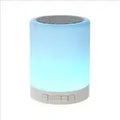 LED Touch Lamp Bluetooth Speaker | Wireless HiFi Speaker with 7-Color Mood Light, USB Rechargeable & TWS