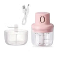 Electric Mini Garlic Chopper 250ml | Portable USB Rechargeable Food Chopper for Garlic, Onion, Nuts & Vegetables