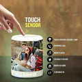 Customized Bluetooth Speaker with Photo | RGB LED Touch Lamp | Personalized Tabletop Gift for All Occasions
