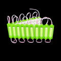 12V 2W Waterproof Tube COB LED Injection Module with Lens