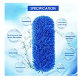 360° Car & Motorbike Duster with Soft Microfiber Brush and Extendable Handle