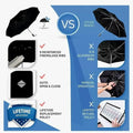 Portable Auto Travel Umbrella – Windproof, Strong, Lightweight with Auto Open & Double Vented Canopy