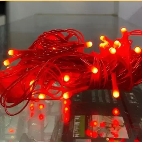 LED String Light 42 LED 10M – Yellow, Warm White & Red High Brightness Decorative Lights