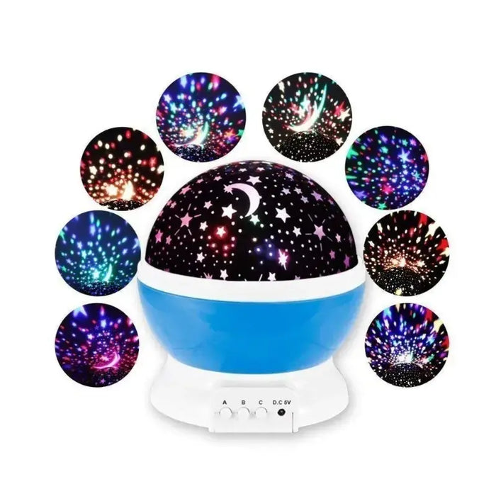 Star Master rotating projection night lamp