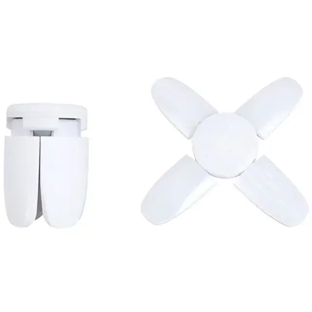 B22 Portable Fan Shape LED Bulb – 30W, High Brightness, Adjustable Wings, Energy Saving (Cool White, Pack of 1)
