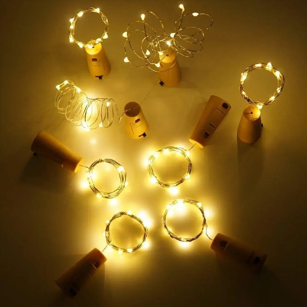 Wine Cork Golden Light
