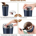 Stainless Steel Portable Multipurpose Electric Coffee Mixer Grinder Smash Machin