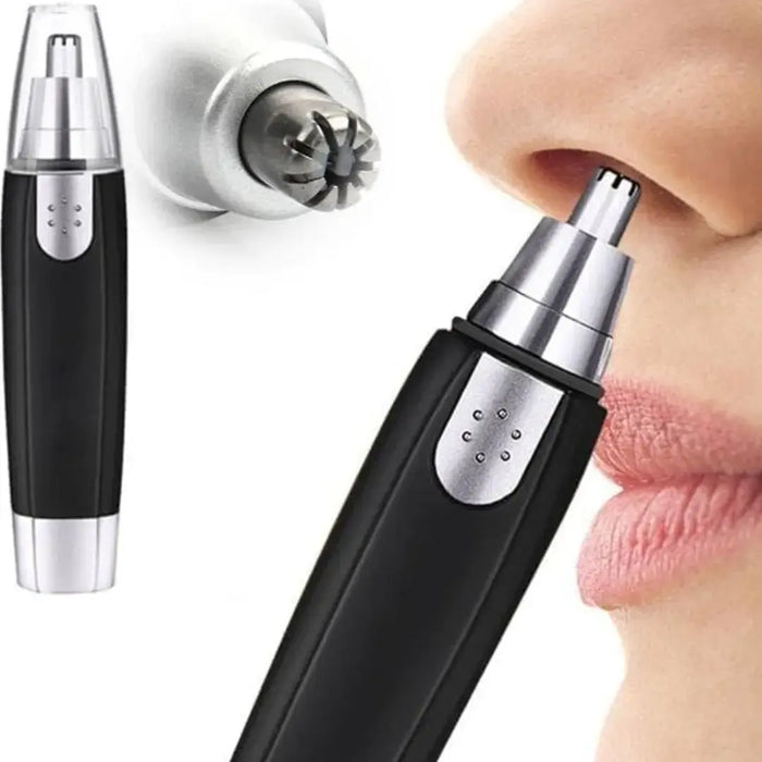 3-in-1 Electric Nose & Ear Hair Trimmer for Men & Women Dual-Edge Stainless Steel