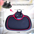 Car Dashboard Anti-Slip Mat with 360° Rotatable Phone Holder & Multi-Function Organizer Pad