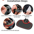 Car Dashboard Anti-Slip Mat with 360° Rotatable Phone Holder & Multi-Function Organizer Pad